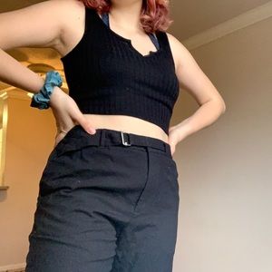 Classy Black Trousers with Belt